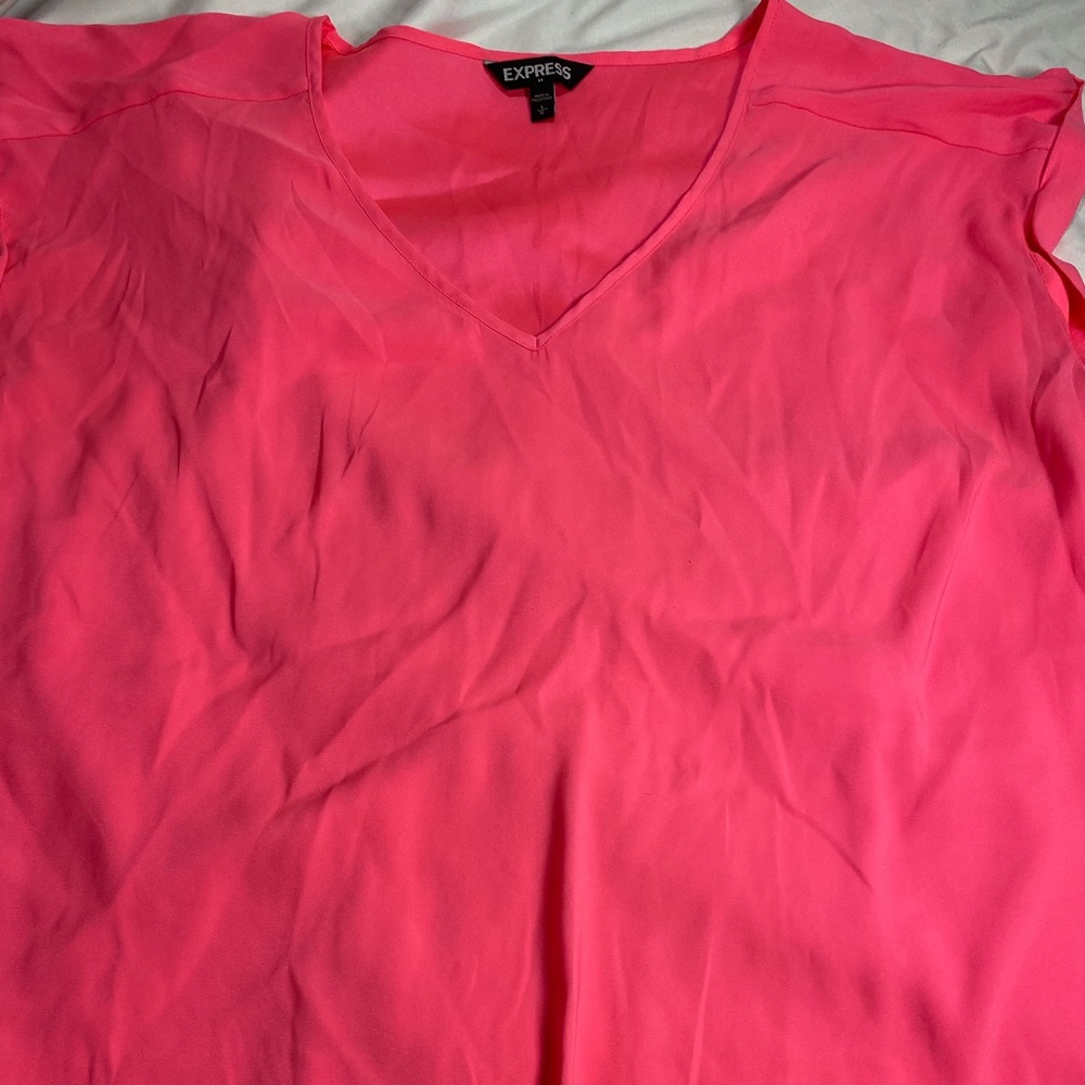 Express Hot Pink Blouse